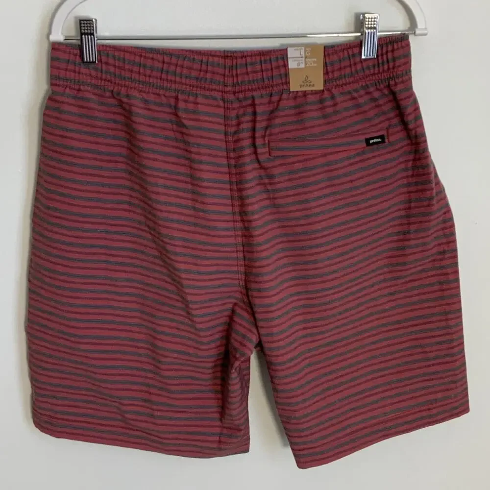 Prana Metic E-Waist shorts‎ NWT size Large 8